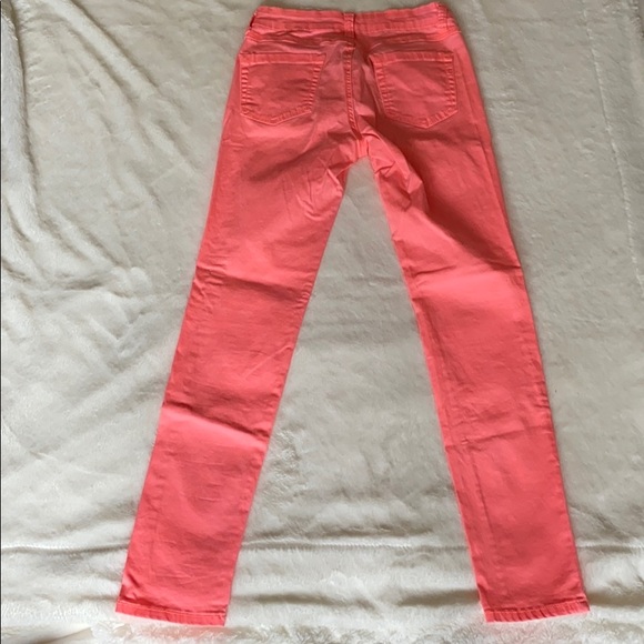 🌟Bright Coral Skinny Jeggings - Picture 6 of 6